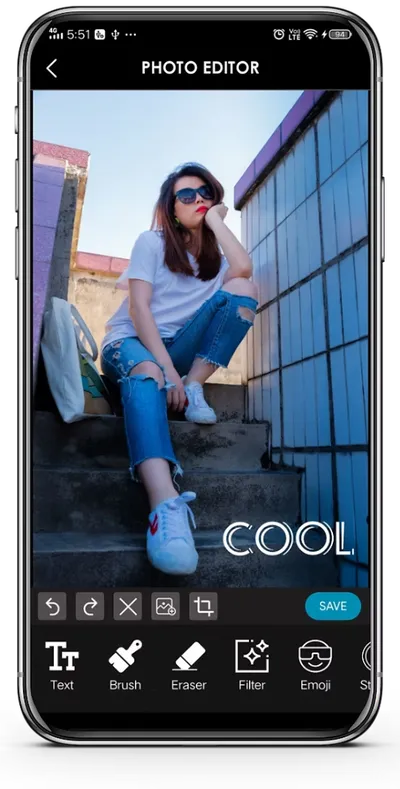 Photo Editor — enhance photos with filters, stickers, and text