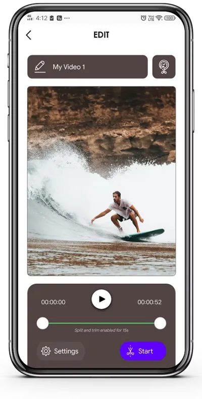 Video Trimmer — trim videos for WhatsApp status